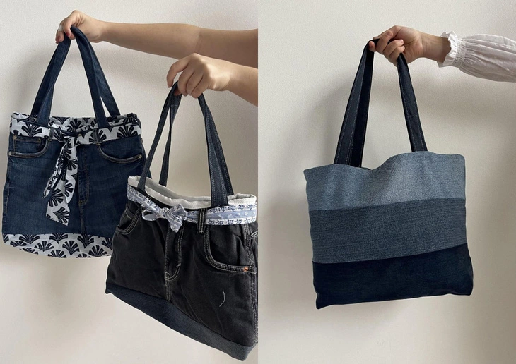 Dự án biến quần jeans cũ thành túi thân thiện với môi trường